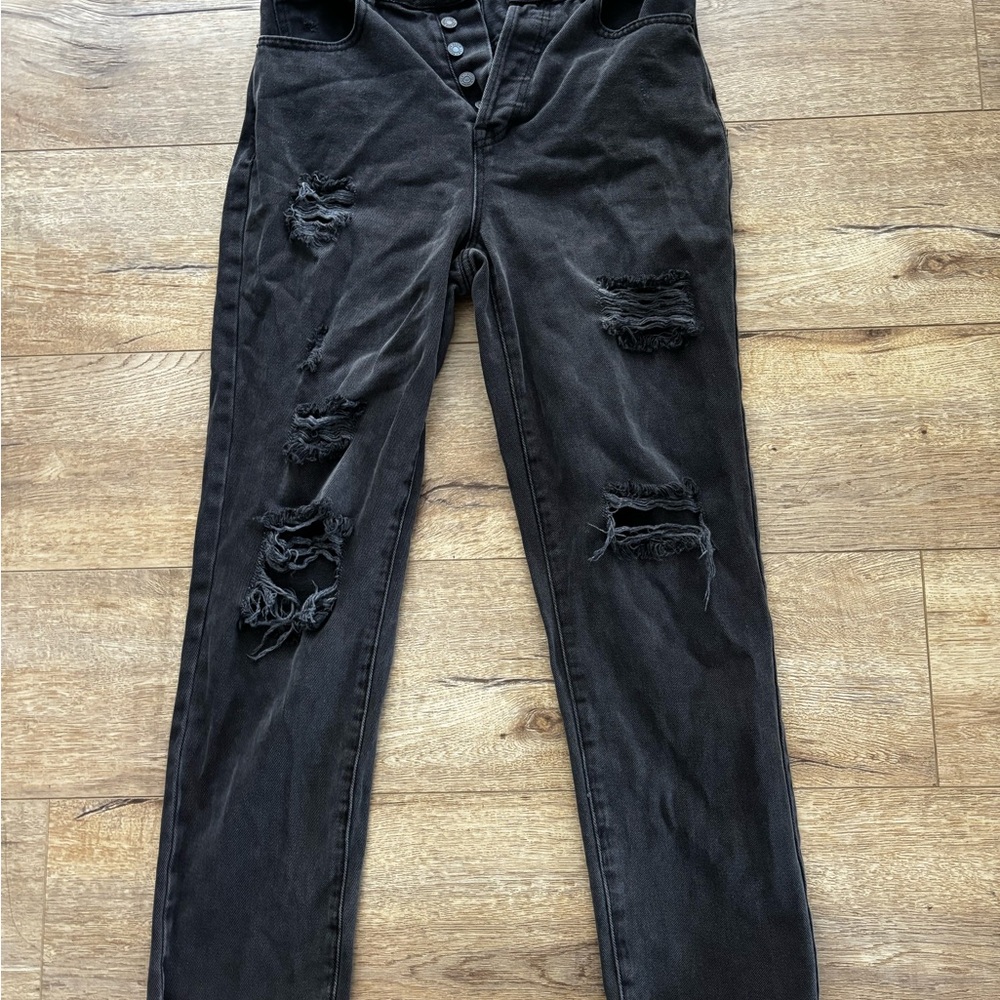 Pacsun Distressed Black Women's Jeans (26)